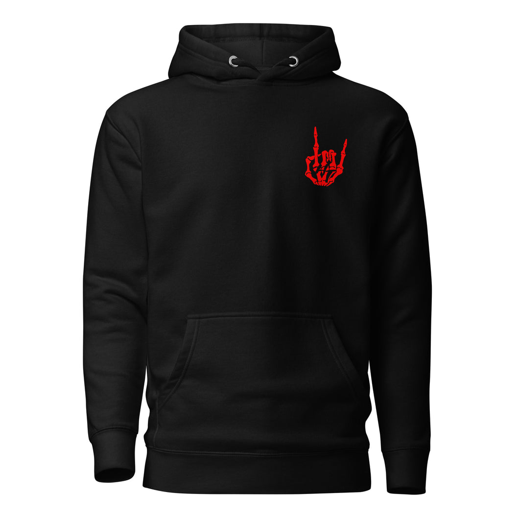 Rock-On Red Hoodie